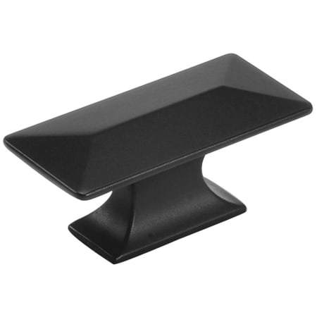 Hickory Hardware Bungalow 2-5/16 Inch Rectangular Cabinet Knob Matte Black
