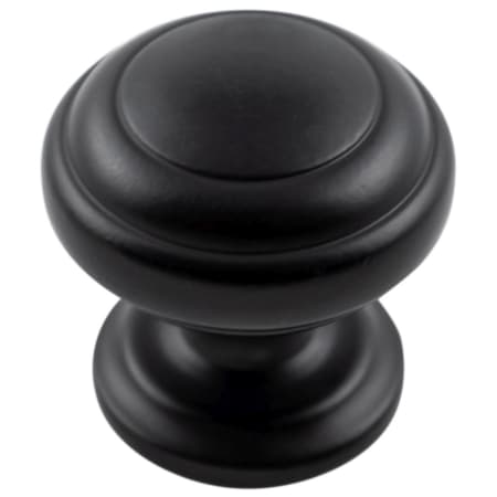 Hickory Hardware Zephyr Pack of (10) - 1-1/4 Inch Mushroom Cabinet Knobs / Drawer Knobs Matte Black