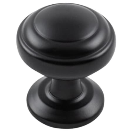 Hickory Hardware Zephyr Pack of (10) 1 Inch Mushroom Cabinet Knob Matte Black