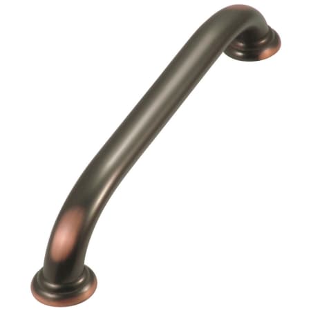 Hickory Hardware Zephyr Pack of (5) 8 Inch Center to Center Handle Cabinet Pull Oil-Rubbed Bronze Highlighted