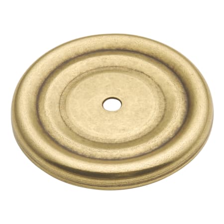 Hickory Hardware Traditional 1-7/8" Round Classic Cabinet Knob Backplate from the Manor House Collection Lancaster Hand Polished