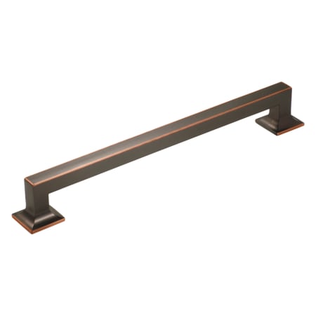 Hickory Hardware Studio 13 Inch Center to Center Classic Square Appliance Handle / Appliance Pull Oil-Rubbed Bronze