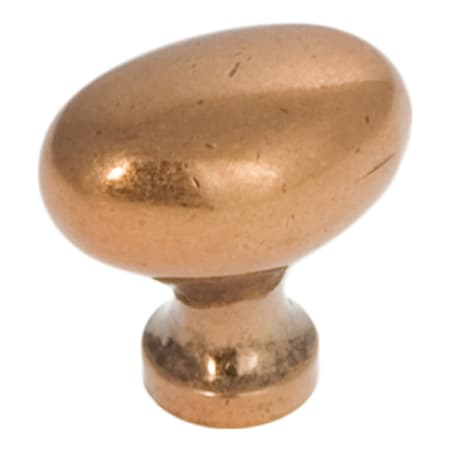 Hickory Hardware Williamsburg 1-1/4" Traditional Rustic Farmhouse Classic Oval Egg Cabinet Knob / Drawer Knob with Mounting Hardware Antique Rose Gold