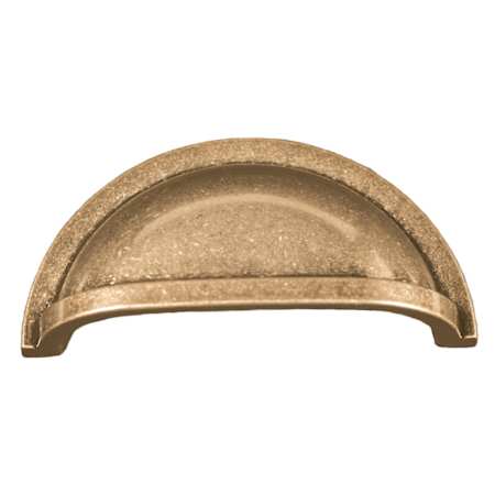 Hickory Hardware Williamsburg 3" Center to Center Traditional Rustic Farmhouse Cabinet Cup Handle / Drawer Cup Pull Antique Rose Gold