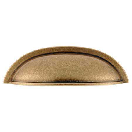 Hickory Hardware Cottage 3" Center to Center Vintage Farmhouse Country Cabinet Cup Pull / Drawer Cup Pull Antique Rose Gold