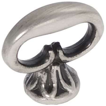 Hickory Hardware Manor House Pack of (10) 1-1/8 Inch Long Finger Cabinet Pull Silver Stone