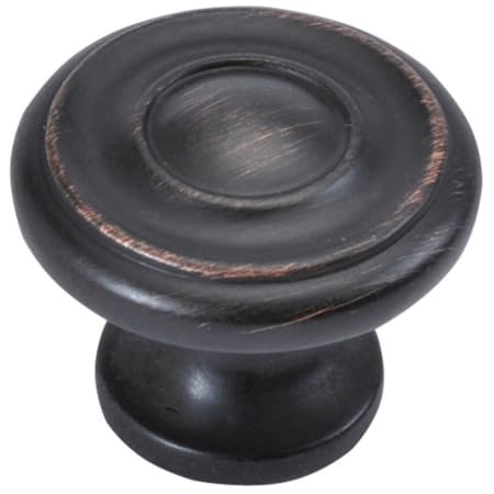 Hickory Hardware Pack of 10 - Cottage 1-1/4" Round Country Farmhouse Mushroom Cabinet Knobs / Drawer Knobs Vintage Bronze