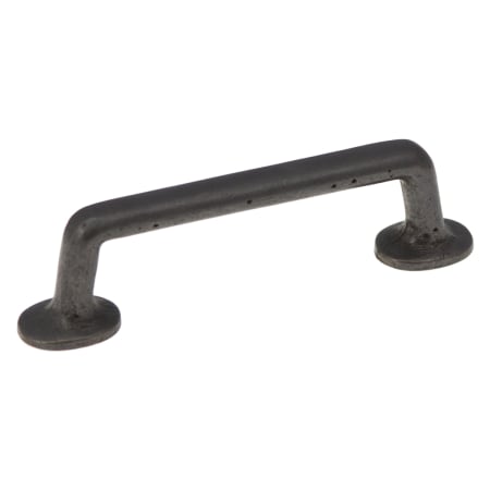 Hickory Hardware Carbonite 4 Inch Center to Center Rustic Industrial Cabinet Handle / Drawer Pull Black Iron