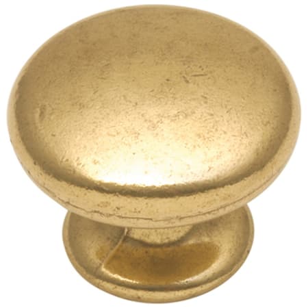 Hickory Hardware Manor House Pack of (25) 1-1/4 Inch Mushroom Cabinet Knob Lancaster Hand Polished