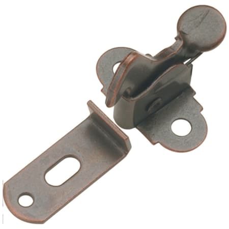 Hickory Hardware Pack of (25) - 11/16" Center to Center Zinc Flex Elbow Cabinet Catch Statuary Bronze
