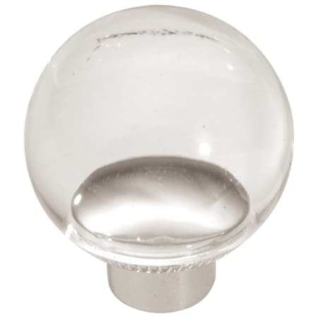 Hickory Hardware Crystal Palace Pack of (25) 1-3/16 Inch Round Cabinet Knobs Lucite