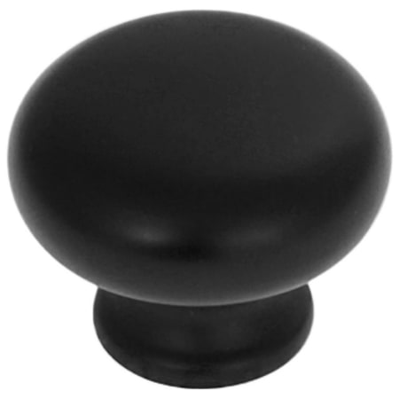 Hickory Hardware Cottage 1-1/8" Vintage Farmhouse Country Smooth Mushroom Cabinet Knob / Drawer Knob Matte Black