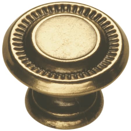 Hickory Hardware Manor House Pack of (10) 1 Inch Mushroom Cabinet Knob Lancaster Hand Polished