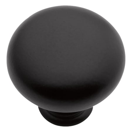 Hickory Hardware Manchester 1-1/4 Inch Mushroom Cabinet Knob Matte Black