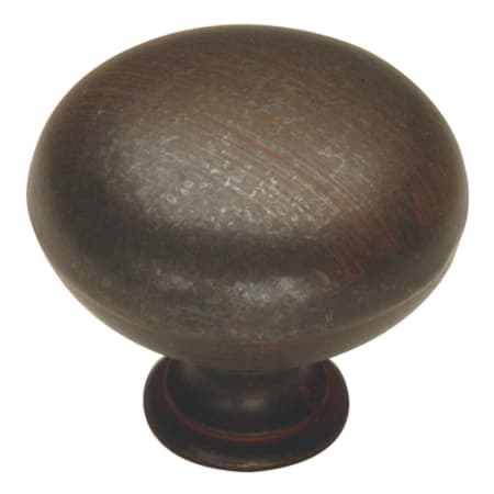Hickory Hardware Manchester 1-1/4 Inch Mushroom Cabinet Knob Rustic Iron