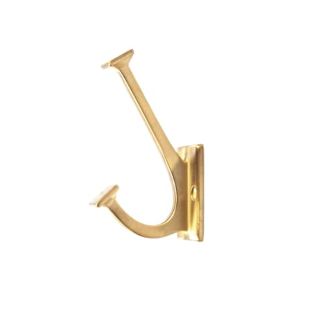 Hickory Hardware Skylight 1-1/2" Wide Contemporary Bathroom Towel Robe Wall Hook Brushed Golden Brass