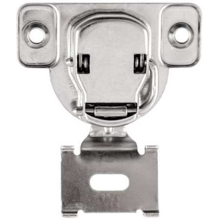Hickory Hardware 1/2 Inch Overlay Concealed Euro Cabinet Door Hinge with 105 Degree Opening Angle and Self Close Function - Pack of 10 Polished Nickel
