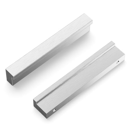 Hickory Hardware Streamline Pack of (10) 3" Center to Center Linear Flush Mount Rectangular Cabinet Pull Toasted Nickel