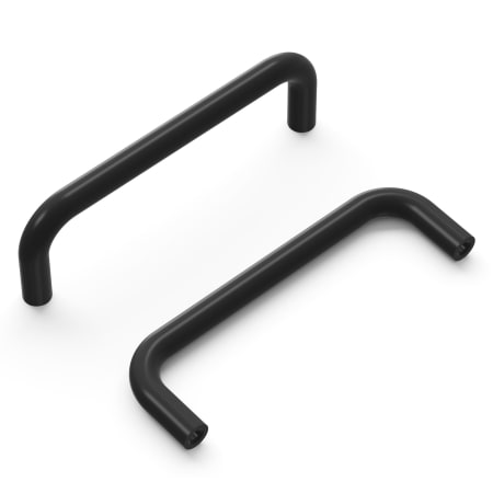 Hickory Hardware Wire Pulls 3-1/2 Inch Center to Center Wire Cabinet Pull Black