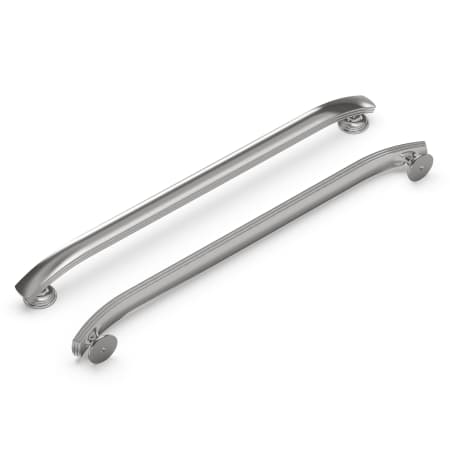 Hickory Hardware American Diner 18" (457mm) Center to Center Arched Bar Retro Appliance Handle / Appliance Pull Satin Nickel