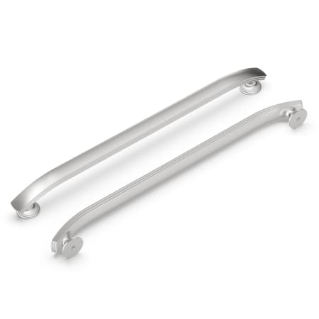 Hickory Hardware American Diner Pack of (5) 18" Center to Center Retro Strap Bar Appliance Handle Pull Stainless Steel