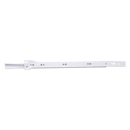 Hickory Hardware Pair of 1750 Series 18 Inch 3/4" Extension Side Mount Euro Drawer Slide with 75 Lbs. Weight Capacity White