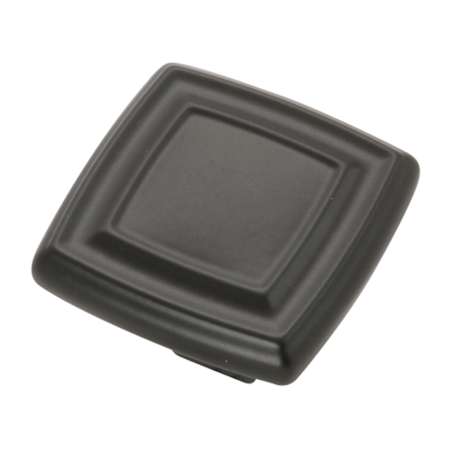 Hickory Hardware Corinth 1-7/16 Inch Square Cabinet Knob Matte Black