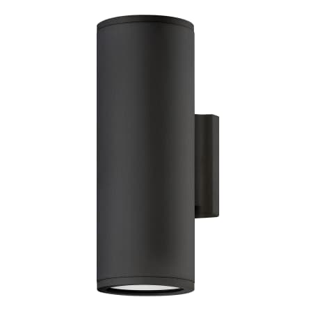 Hinkley Lighting Silo 2 Light 12" Tall Coastal Elements LED Outdoor Up / Down Wall Sconce with LED Bulbs Included Black
