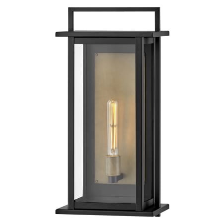 Hinkley Lighting Langston 1 Light 22" Tall Outdoor Wall Sconce Black / Burnished Bronze