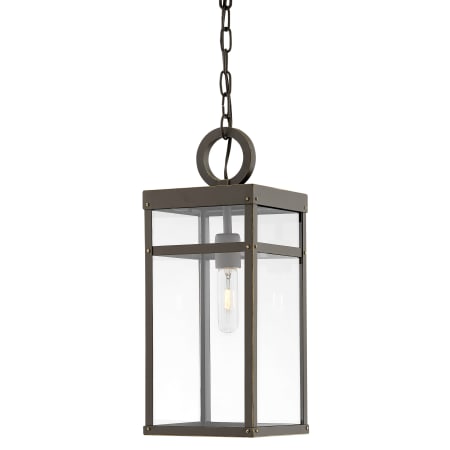 Hinkley Lighting Porter Single Light 8" Wide Lisa McDennon Open Air Outdoor Mini Pendant Oil Rubbed Bronze