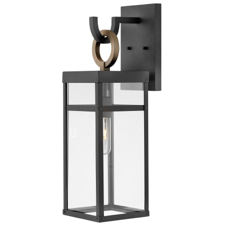 Hinkley Lighting Porter 22" Tall Lisa McDennon Outdoor Wall Sconce with LED Bulb Included Black / Burnished Bronze