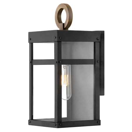 Hinkley Lighting Porter 13" Tall Lisa McDennon Outdoor Wall Sconce with LED Bulb Included Black / Burnished Bronze