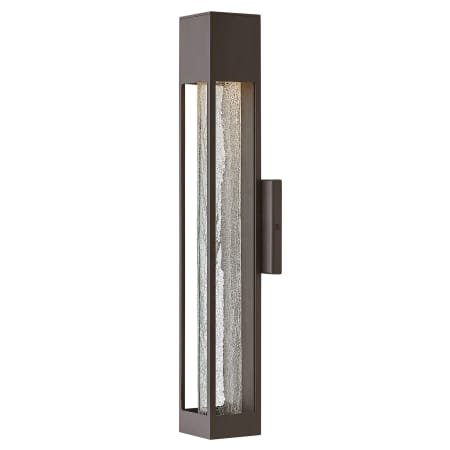Hinkley Lighting Vapor 1 Light 21" Tall LED Outdoor Wall Sconce with Crackle Glass Bronze