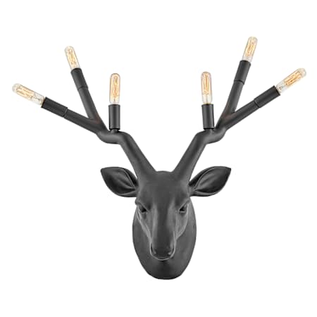 Hinkley Lighting Stag 6 Light 20" Tall Wall Sconce Black
