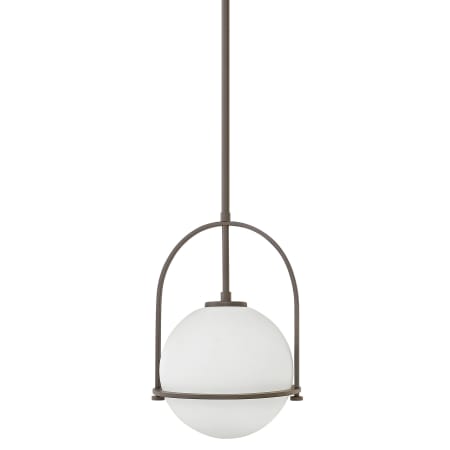 Hinkley Lighting Somerset 1 Light 12" Wide Pendant with Etched Opal Glass Buckeye Bronze