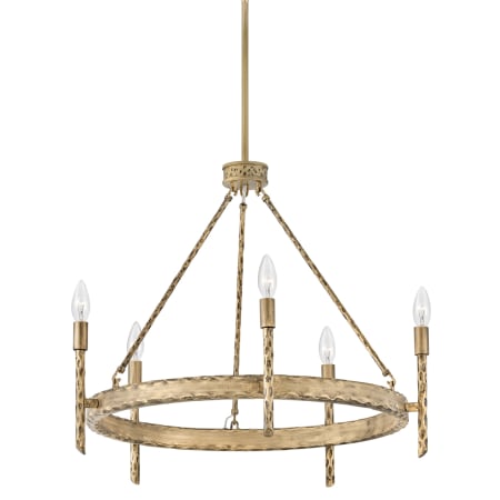 Hinkley Lighting Tress 5 Light 25" Wide Taper Candle Chandelier Champagne Gold