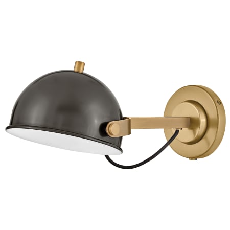 Hinkley Lighting Spence 7" Tall Wall Sconce Black / Heritage Brass