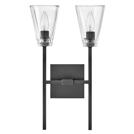 Hinkley Lighting Auden 2 Light 18" Tall Wall Sconce Black Oxide