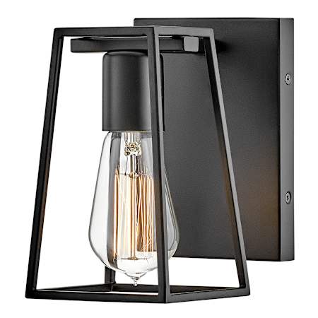 Hinkley Lighting Filmore 1 Light 4-1/2" Wide Bathroom Sconce Black