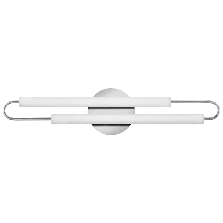 Hinkley Lighting Eos 2 Light 25" Wide LED Bath Bar with Etched Opal Glass Tubes Chrome