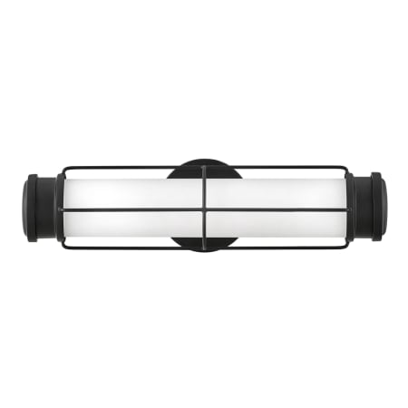 Hinkley Lighting Saylor 17" Wide Integrated LED Bathroom Vanity Light with Etched Opal Glass Black