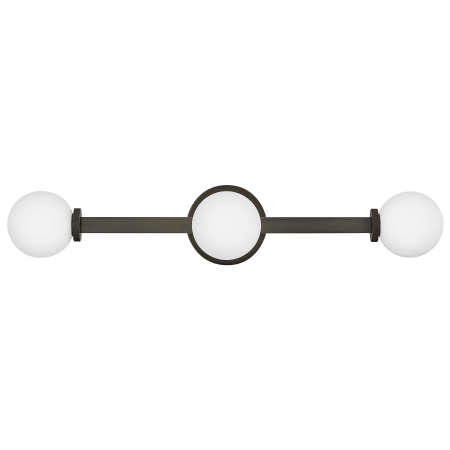 Hinkley Lighting Audrey 3 Light 26" Wide Bathroom Vanity Light with LED Bulbs Included Black Oxide