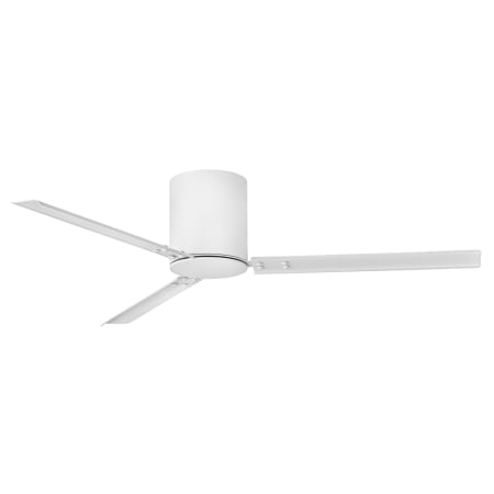 Hinkley Lighting Indy Flush 58" 3 Blade Smart Indoor / Outdoor Ceiling Fan with HIRO Control Matte White