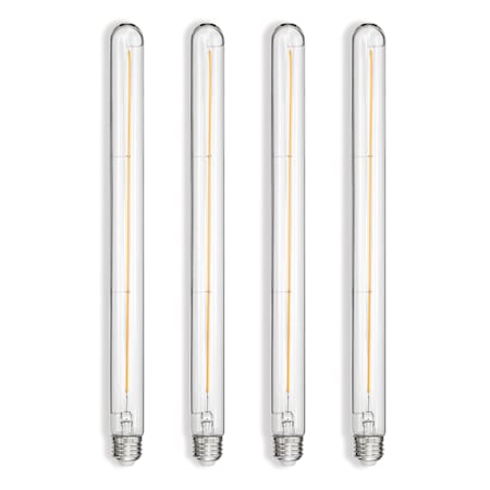 Hinkley Lighting LumiGlo Bulb Pack of (4) 11" Long 4 Watt Clear Medium (E26) LED Bulbs - 320 Lumens, 2400K, and 90 CRI N/A