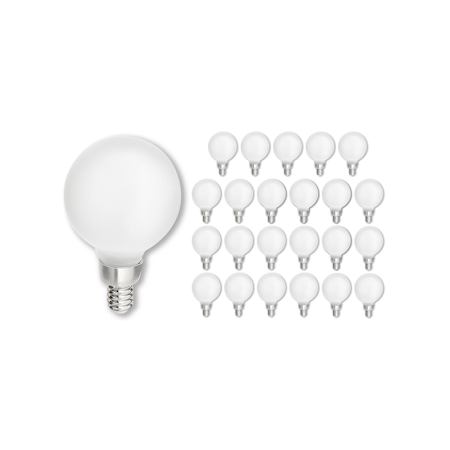 Hinkley Lighting LumiGlo Bulb Pack of (24) 2 Watt White G16 LED Candelabra (E12) Base Bulbs - 220 Lumens, 2700K, and 90 CRI N/A