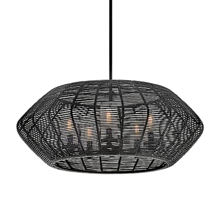 Hinkley Lighting Luca 5 Light 28" Wide LED Outdoor Pendant Black