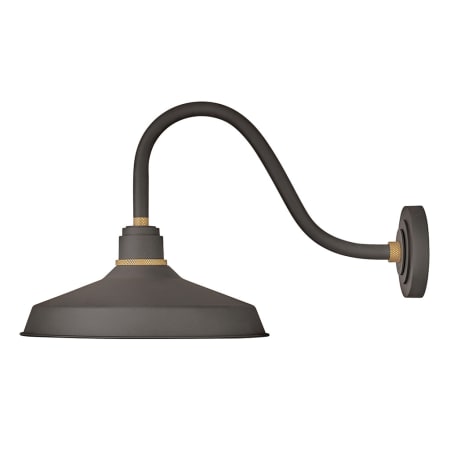 Hinkley Lighting Foundry Single Light 15" Tall Outdoor Wall Sconce Museum Bronze / Brass