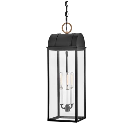 Hinkley Lighting Campbell 3 Light 8" Wide Outdoor Mini Pendant Black