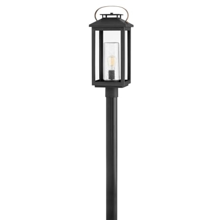 Hinkley Lighting Atwater 1 Light 23" Tall Coastal Elements Post Light with LED Bulb Included Black