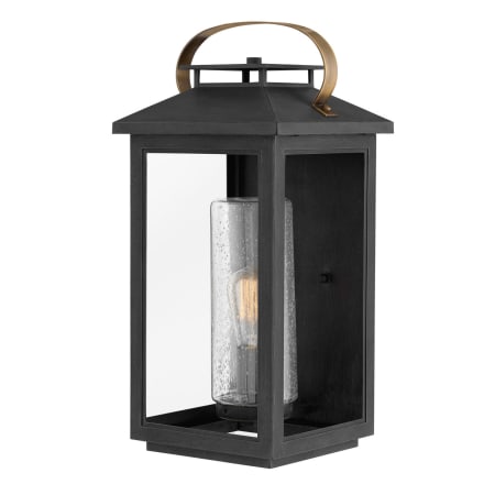 Hinkley Lighting Atwater 1 Light 20.5" Tall Coastal Elements Outdoor Wall Sconce with LED Bulb Included Black